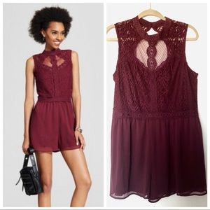 NWT XHILARATION Lace Romper